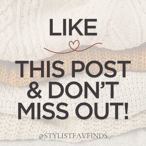 LIKE this listing to get notified when I go live!!